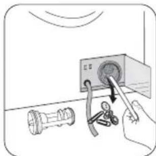 ZANUSSI ZWH6145 - Cleaning the pump - 3