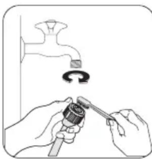 ZANUSSI ZWH6145 - Filtre du tuyau d'arivée d'eau - 1