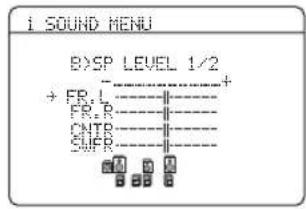 YAMAHA RXV563 - ■Laufsprecherpegel BXP LEVEL - 1