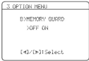 YAMAHA RXV563 - ■Speicherschutz B)MEMORY GUARD - 1