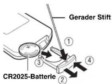 YAMAHA MCR040 - ■Ersetzen der Batterie in der Fernbedienung - 1