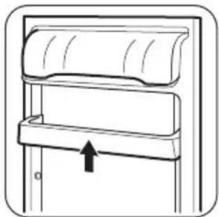 ZANUSSI ZR G316 IW - Местење на полиците на вратата - 1