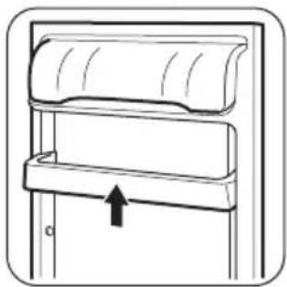 ZANUSSI ZR G316 IW - Есік сөрелерін орналастыру - 1