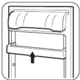 ZANUSSI ZR G316 IW - Emplacement des balconnets de la porte - 1