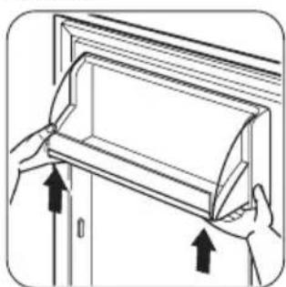 ZANUSSI ZBT 6284 - Emplacement des balconnets de la porte - 1