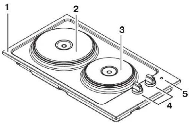 ZANUSSI ZDE 320 X - Description de l'appareil - 1
