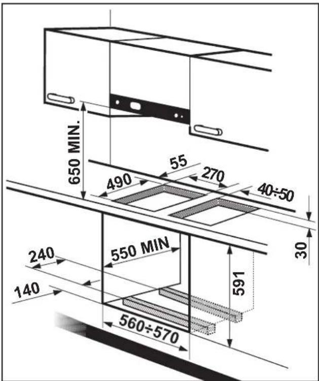 ZANUSSI ZDE 320 X - Encastrement et assemblage - 2
