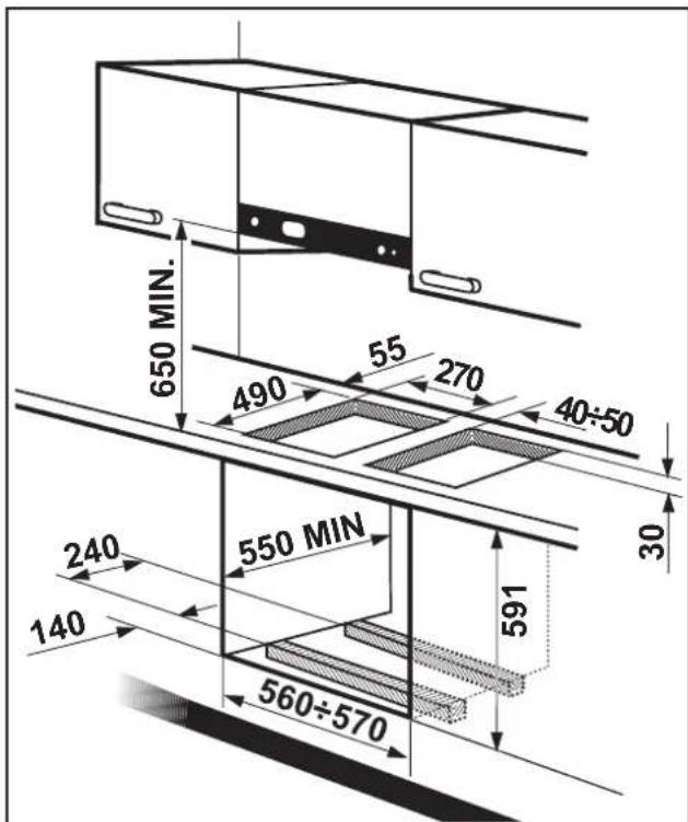 ZANUSSI ZDE 320 X - Einfugen und montieren - 1
