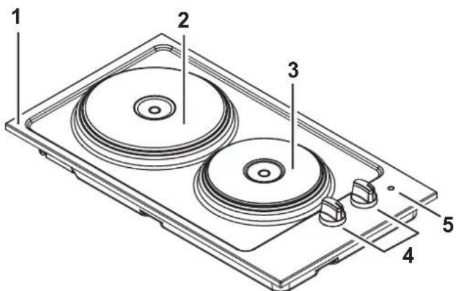 ZANUSSI ZDE 320 X - Beschrijving van het apparaat - 1