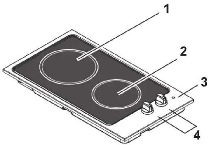 ZANUSSI ZDK 320 X - Description de l'appareil - 1