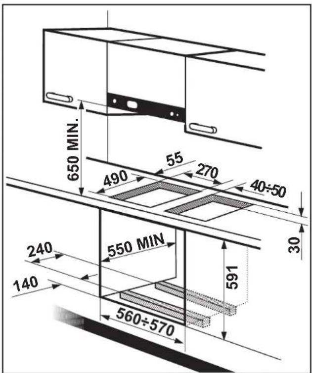 ZANUSSI ZDK 320 X - Einfügen und montieren - 3