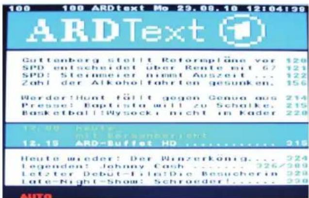 XORO HRT 5000 - Navigation help - 1