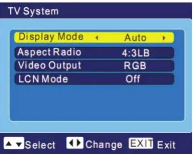 XORO HRT 5000 - Anzeige-Modus (Display Mode) - 1