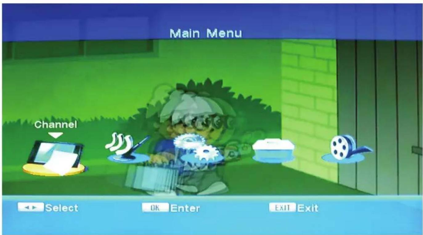 XORO HRT 5000 - Main Menu - 1