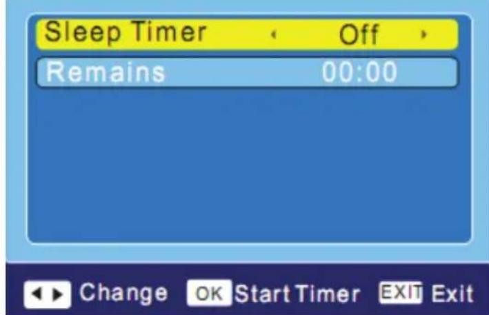 XORO HRT 5000 - Sleep Timer - 1