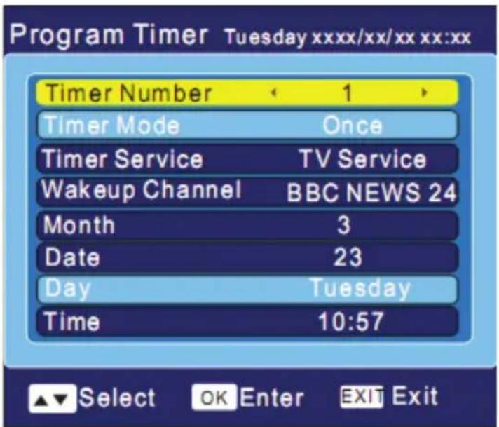 XORO HRT 5000 - The programming from EPG - 2