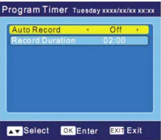 XORO HRT 5000 - Programmierung einer Aufnahme - 1
