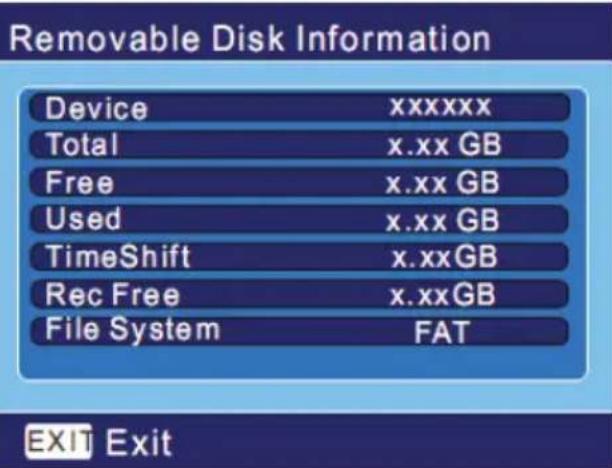 XORO HRT 5000 - Disc Information - 1
