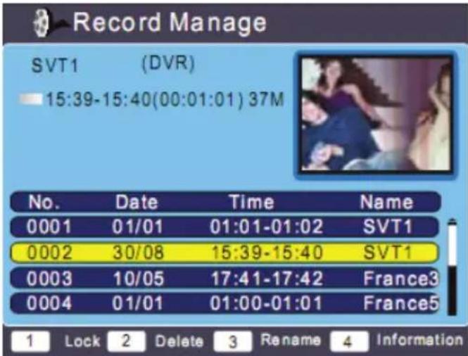 XORO HRT 5000 - Playing recorded program - 1