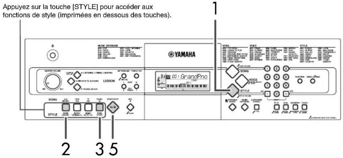 YAMAHA PSRE333 - Ajout d'autres effets au son - 1