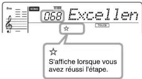 YAMAHA PSRE333 - 3Lancez la lecon. - 3