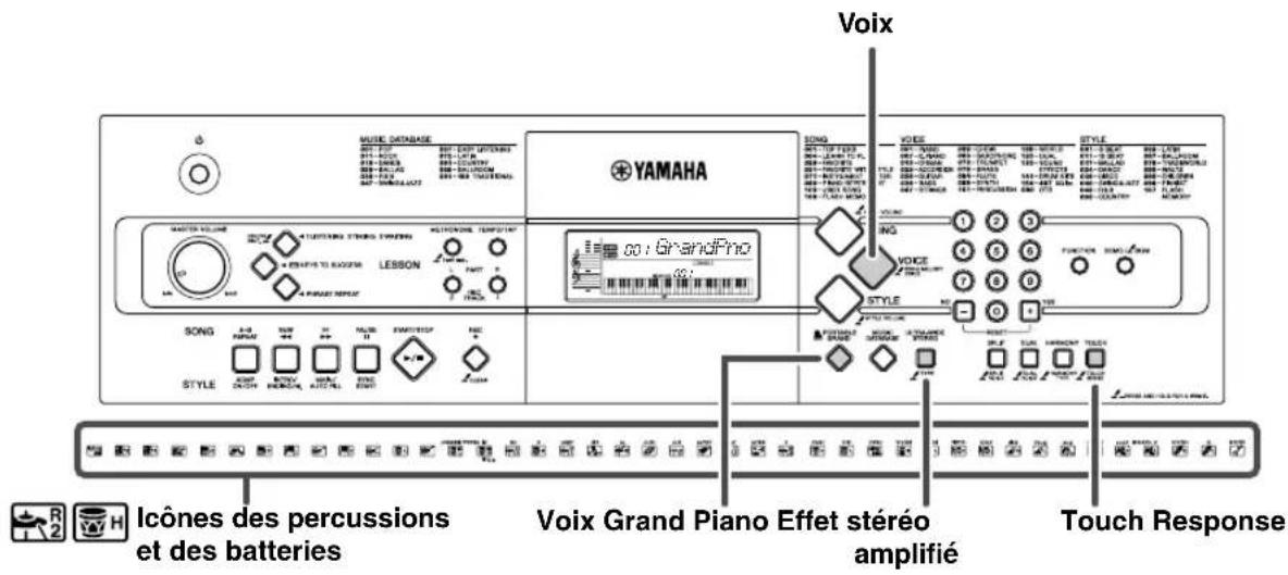 YAMAHA PSRE333 - Reproduction de diverses voix d'instrument - 1