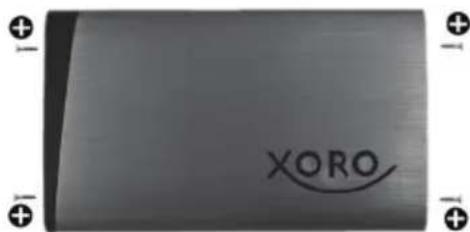 XORO HMB 2100 - Installation einer Festplatte - 4