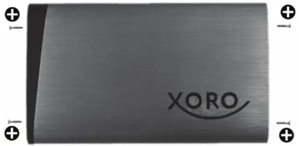 XORO HMB 2100 - Installation du disque dur SATA 2,5 - 1