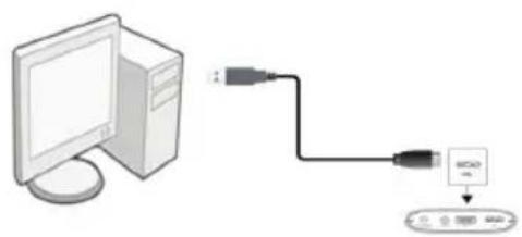 XORO HMB 2100 - Connecter l'appareil à l'ordinateur - 1