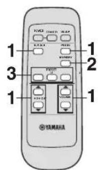YAMAHA Soavo900SW - Enregistrement des réglages de la balance sonore - 1
