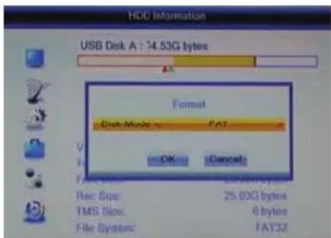 XORO HRT 8300 - Set Recording Partition - 1
