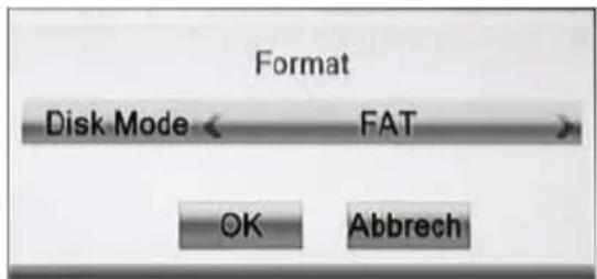 XORO HRT 8300 - Aufnahmepartition festlegen - 2