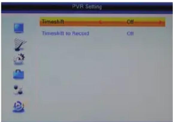 XORO HRT 8300 - Configuration PVR - 1
