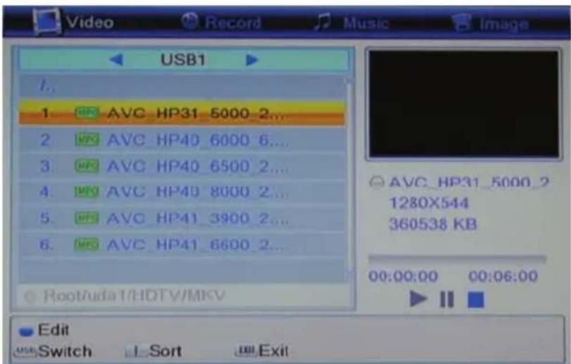 XORO HRT 8300 - Supported Formats - 1
