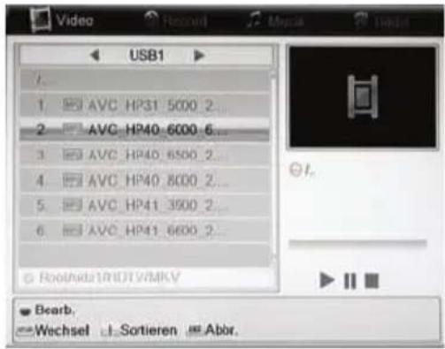 XORO HRT 8300 - Video - Unterstützte Formate - 1