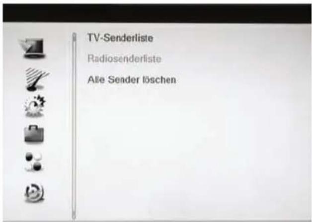 XORO HRT 8300 - Senderlisten bearbeiten - 1