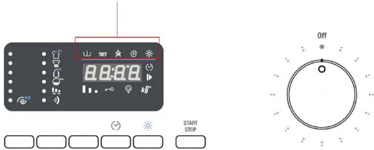 WHIRLPOOL AWZ 614 - STARTING THE WASHING PROGRAMME - 1