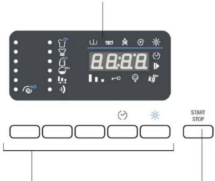 WHIRLPOOL AWZ 614 - PANNEAU DES COMMANDES - 1