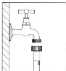 WHIRLPOOL AWZ 614 - CONNECTING TO THE WATER SUPPLY - 1
