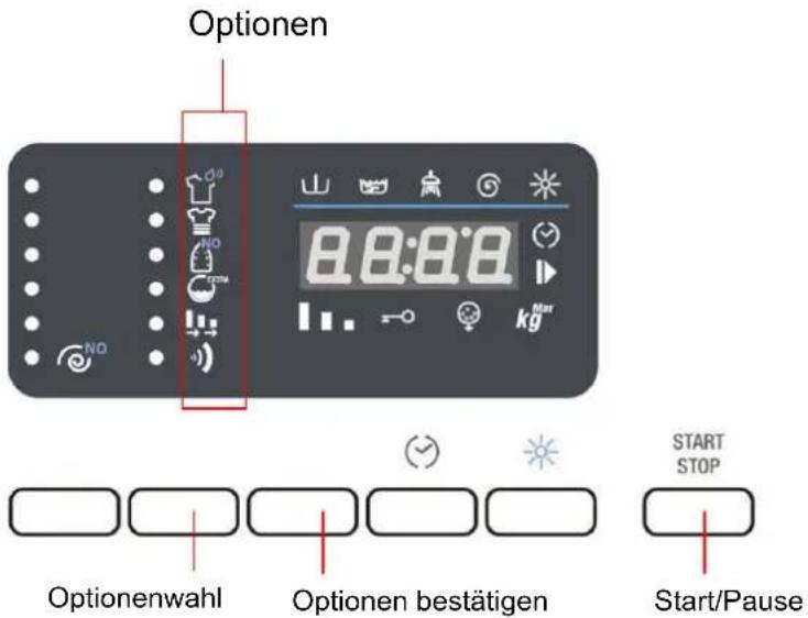 WHIRLPOOL AWZ 614 - WAHL UND BESTÄTIGUNG DER OPTIONEN - 1