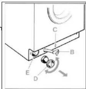 WHIRLPOOL AWZ 614 - REINIGING VAN DE AFVOERPOMP - 4