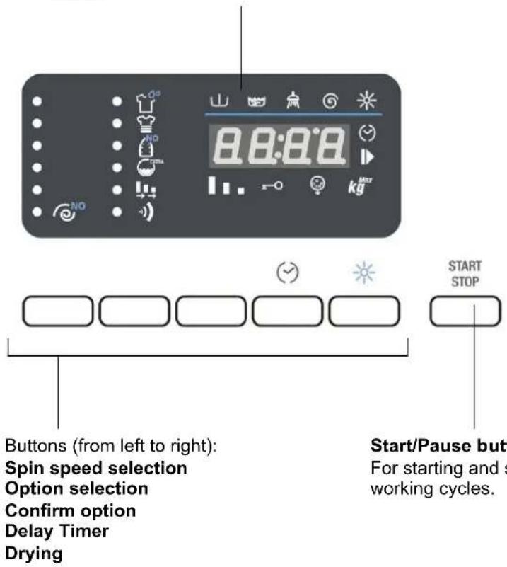 WHIRLPOOL AWZ 614 - CONTROL PANEL - 1