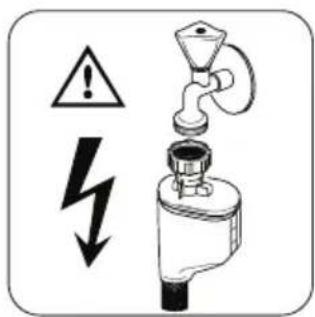 ZANUSSI ZDIS102W - Tuyau d'arrivée d'eau avec soupape de sûreté - 1