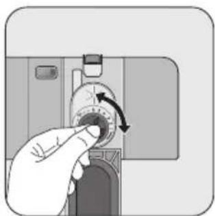 ZANUSSI ZDIS102W - Régler la dose de liquide de rinceage - 1