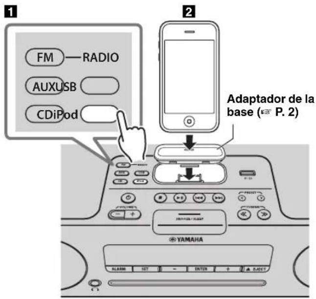 YAMAHA TSX132B - Reproduccion de música desde el iPod - 1