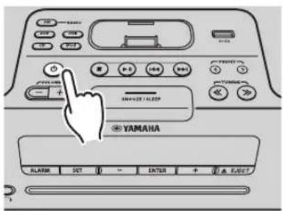 YAMAHA TSX132B - HET SYSTEEM INSSCHAKELEN - 1