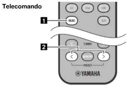 YAMAHA TSX132B - Selezione di stazioni FM preselezionate - 2