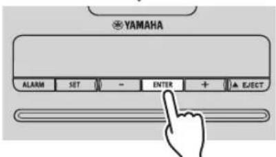YAMAHA TSX132B - AJUSTE DEL RELOJ - 3