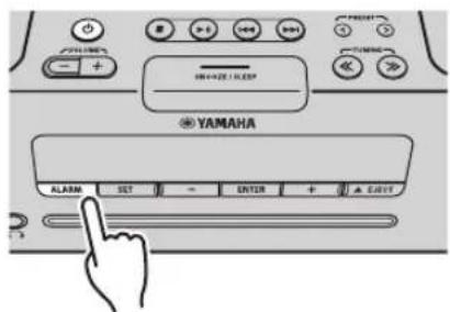 YAMAHA TSX132B - Pour couper l'alarme - 1