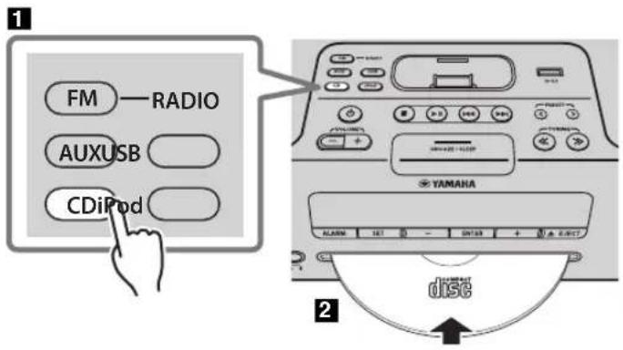 YAMAHA TSX132B - Listening to a CD - 1